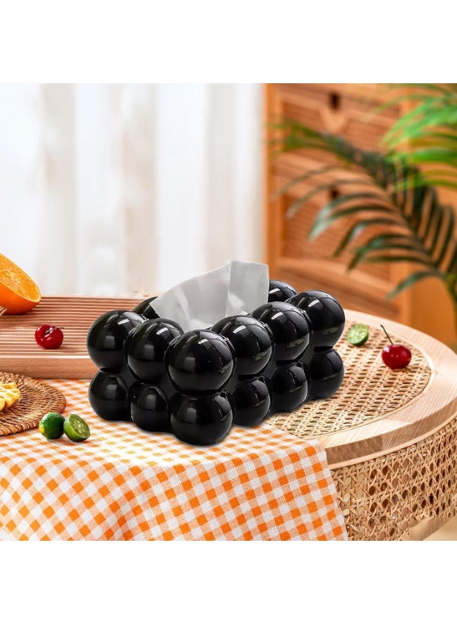 كيتشينو حامل علبة مناديل فقاعية، علبة مناديل للطاولة، علبة مناديل فقاعية، علبة مناديل مبتكرة، غطاء علبة مناديل، حامل علبة مناديل من البولي بروبيلين، موزع منظم لورق الوجه، علبة مناديل لتزيين المنزل - Image 3